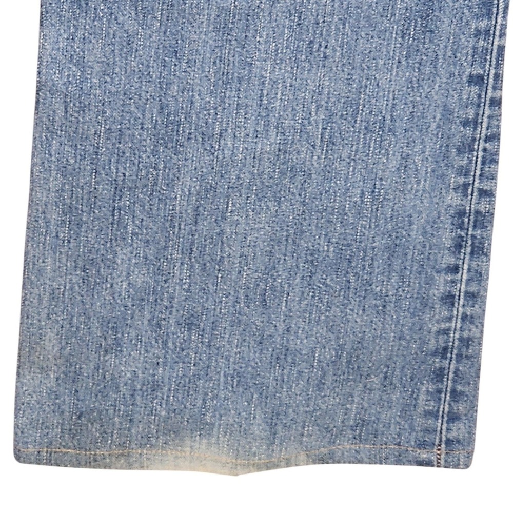 True Religion Mens Billy Bootcut Jeans Row 33 Seat 33 Raw Denim Blue Wash 33x31 - Picture 5 of 7